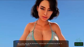 Hari Panas di Pantai Bersama Ibu Tiri Seksi di Milfy City Episode 41