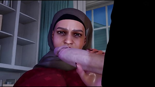 Aisha Berjilbab Arab dengan Payudara dan Pantat Besar Dihardiki Anal dan Dituangi Sperma