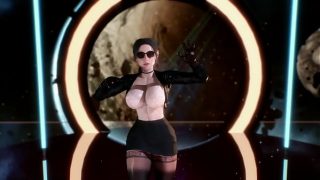 Gadis Korea Berpaha Montok Goyang Hot dalam Tarian 3D