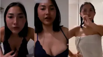 Cybel Mandi Sambil Menggoda Diri Secara Intim Secara Langsung
