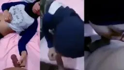 Jilbab Biru yang Diperintah untuk Dibuka
