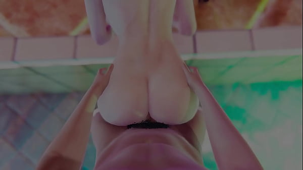Gadis China seksi menggoda di kolam renang – anime hentai tanpa sensor