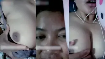 Cewek OmeTV Mainin Klitorisnya dengan Gaya Toge