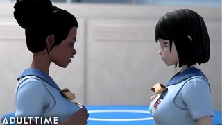 Kakak Tiri Hentai Menggila: Naiki Kontol dan Main Lesbi Panas