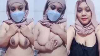 Ameena Hijab Tobrut Bugil Remas Tetek