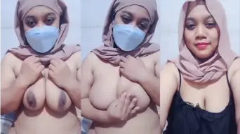 Ameena Hijab Tobrut Bugil Remas Tetek