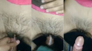 Cowok itu ngentot memek pacarnya dalam video panas BF Hindi