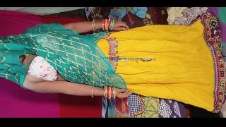Bhabhi Rajasthani lepas lehenga di depan adik ipar, seru full 4K bikin makin panas.