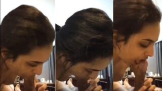 Gadis India kasih servis mulut ke bosnya di video bugil