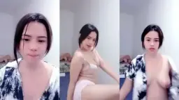 Nonton Miss China DreamLive, Dada Nya Geboy-Geboy, Remas Susu Sampai Kenceng.