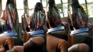 Orang mesum pamer kontol ke cewek asing di bis umum