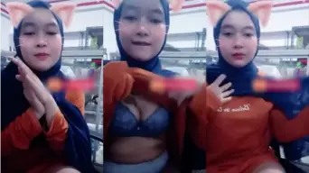Ukhti Binal Live Colmek Sambil Godain Pascol