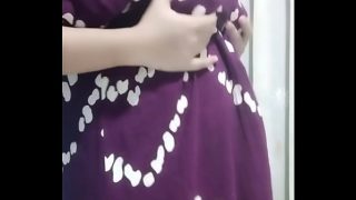 Bu Guru hijab pamer memek basah