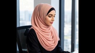 Gadis Arab di kantor, rok pendeknya bikin pikiran liar