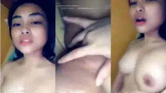 Pacarnya udah basah keringetan, ngidam kontol ngewe abis-abisan