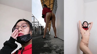 Viral ABG Tiktok Telanjang di Tempat Umum, Bikin Ngaceng