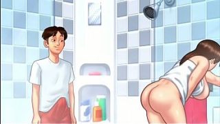 Ibu tiri nutup buku, lalu matanya nanar penuh nafsu ke arahku (18+)