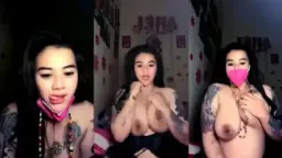Douna si cewek tato pamerin tetek gede montok bikin ngiler