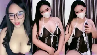 Ratu kostum maid susu gede bikin ngaceng, goyangannya bikin meleleh.