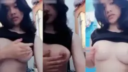 VCS cewek muda toket gede dimainin, bikin makin greget.