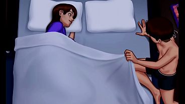 Ibu tiri melirikku sekali aja…Udah bikin anget seluruh tubuh (18+)